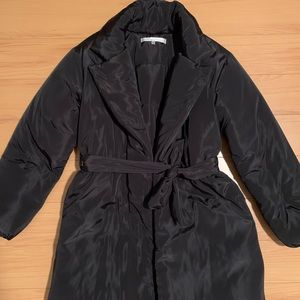 LOVERS FRIENDS CALLA LILY BELTED PUFFER JACKET